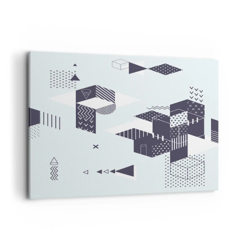 Quadro em tela - Na alma de um matemático - 100x70 cm