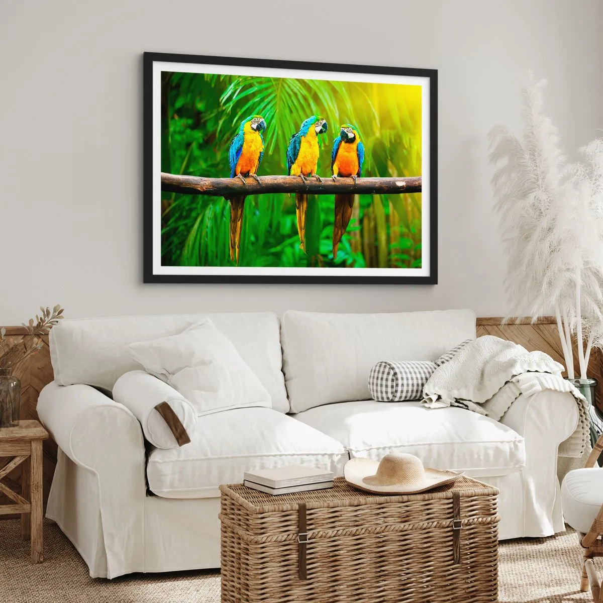 Pôster com moldura preta - E ouviste dizer que ela...? - 100x70 cm
