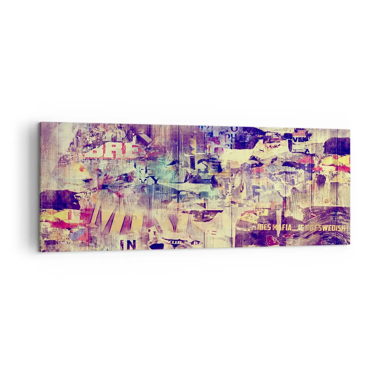 Quadro em tela - E isso é tudo o que resta - 140x50 cm