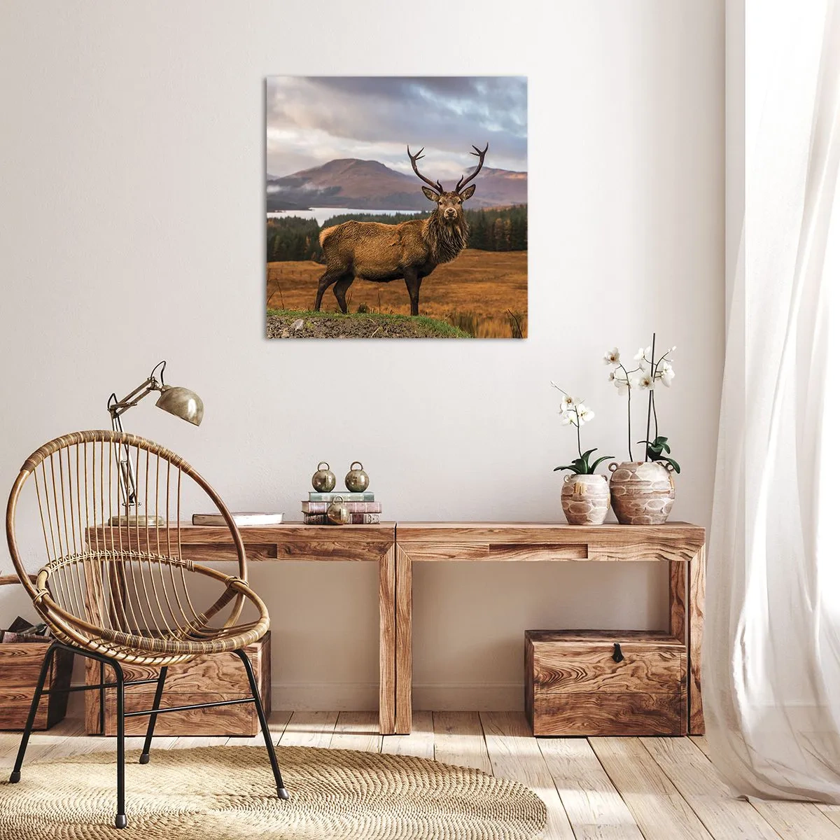 Quadro em tela - A majestade da natureza - 30x30 cm