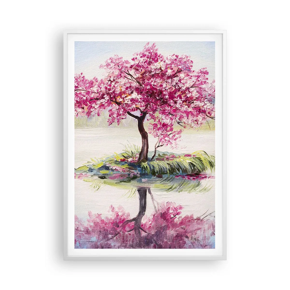 Pôster em moldura branca - A festa da Primavera - 70x100 cm