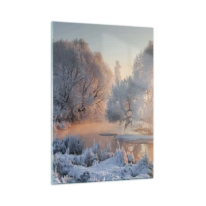 Quadro em vidro - Tudo brilha como cristal ao sol - 50x70 cm