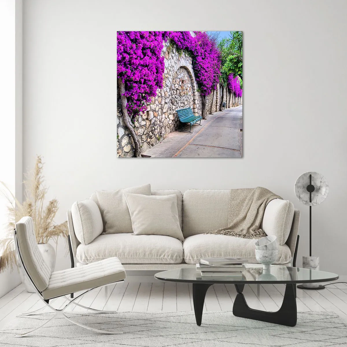 Quadro em vidro - Vamos encontrar-nos o mais depressa possível - 50x50 cm