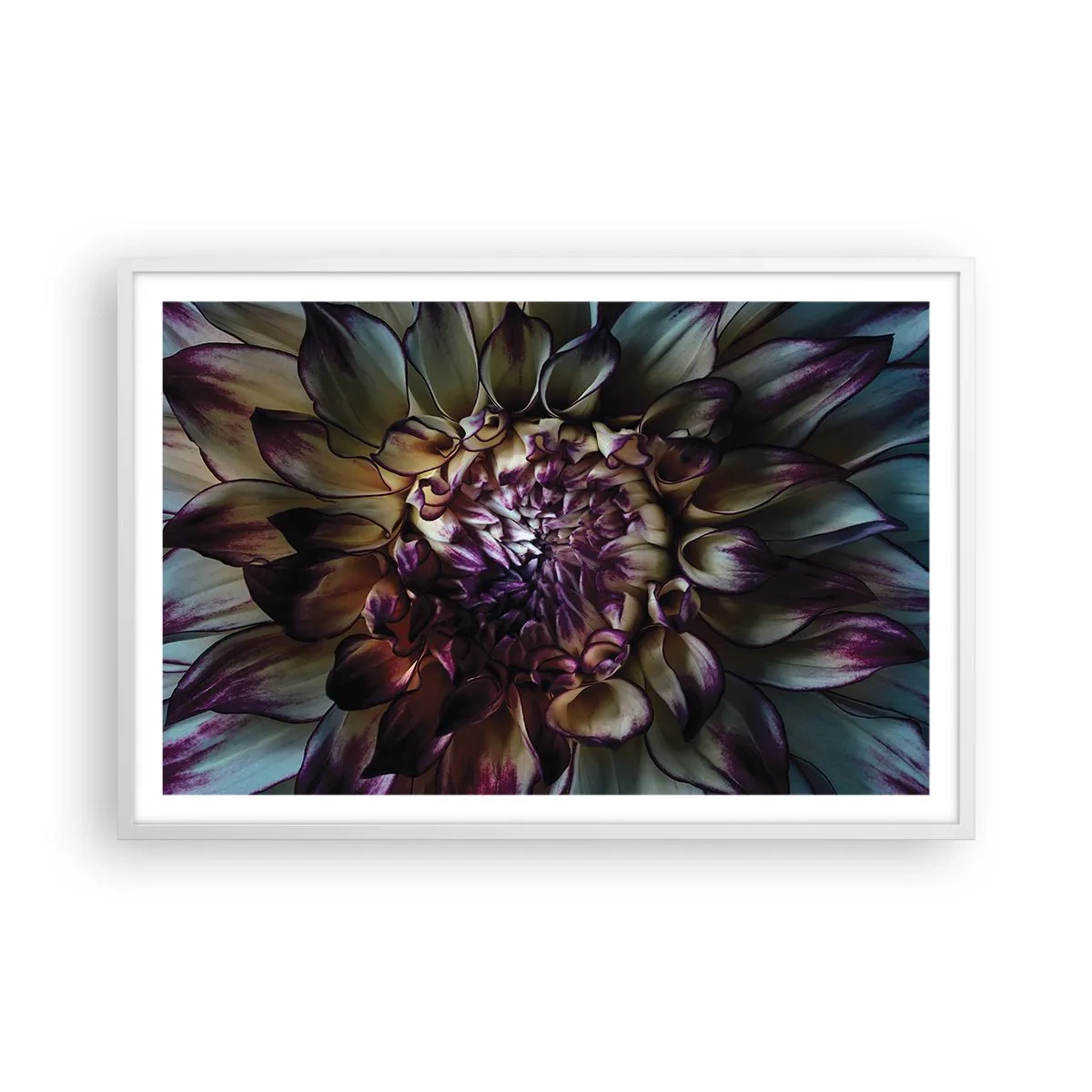 Pôster em moldura branca - O florescimento da juventude - 91x61 cm