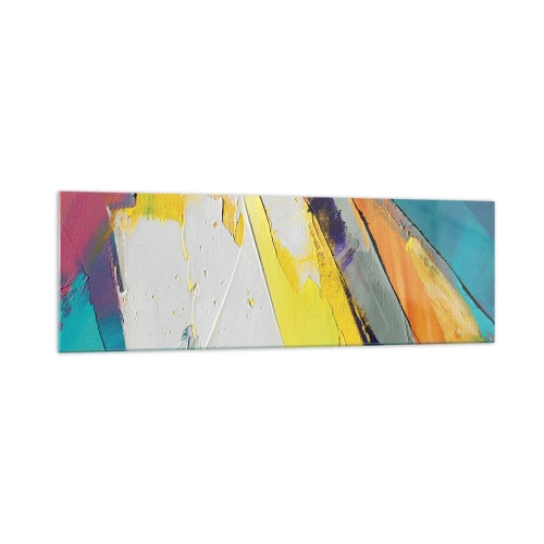 Quadro em vidro - Anatomia da luz - 160x50 cm