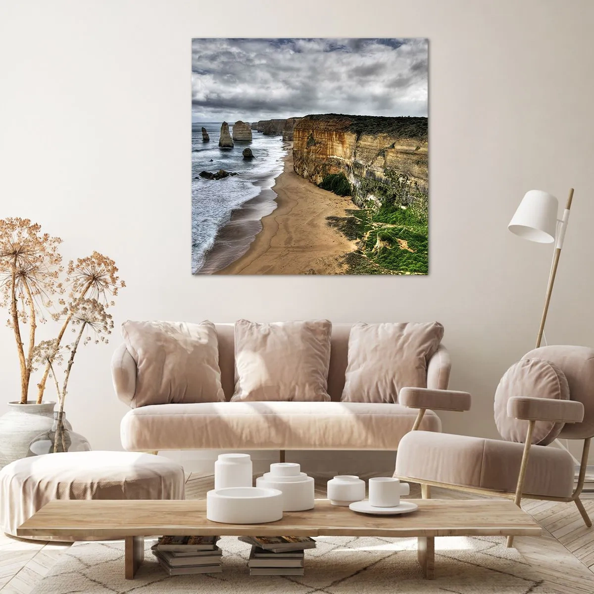 Quadro em tela - Beleza crua - 40x40 cm