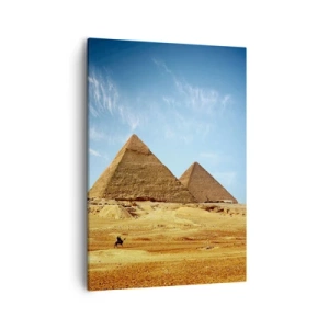 Quadro em tela - 40 séculos vos contemplam - 50x70 cm