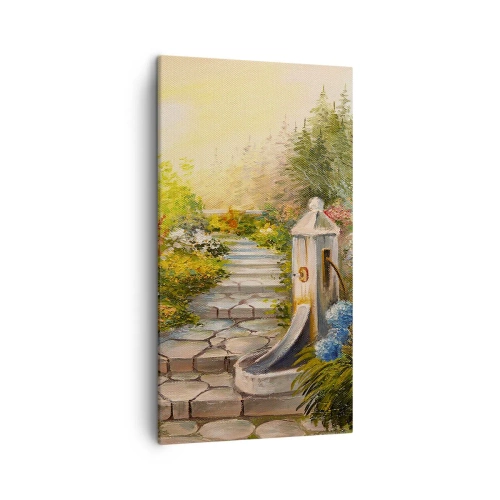 Quadro em tela - Em pleno florescimento - 45x80 cm