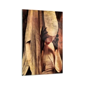 Quadro em vidro - Entre o bem e o mal - 70x100 cm