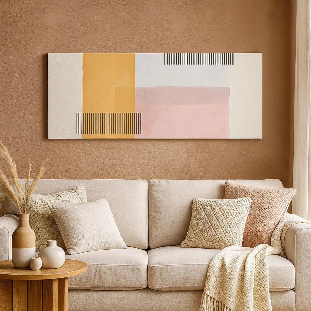 Quadro em tela - De canto a canto - 100x40 cm