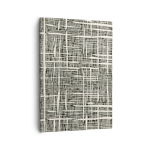 Quadro em tela - Uma composição tecida - 50x70 cm