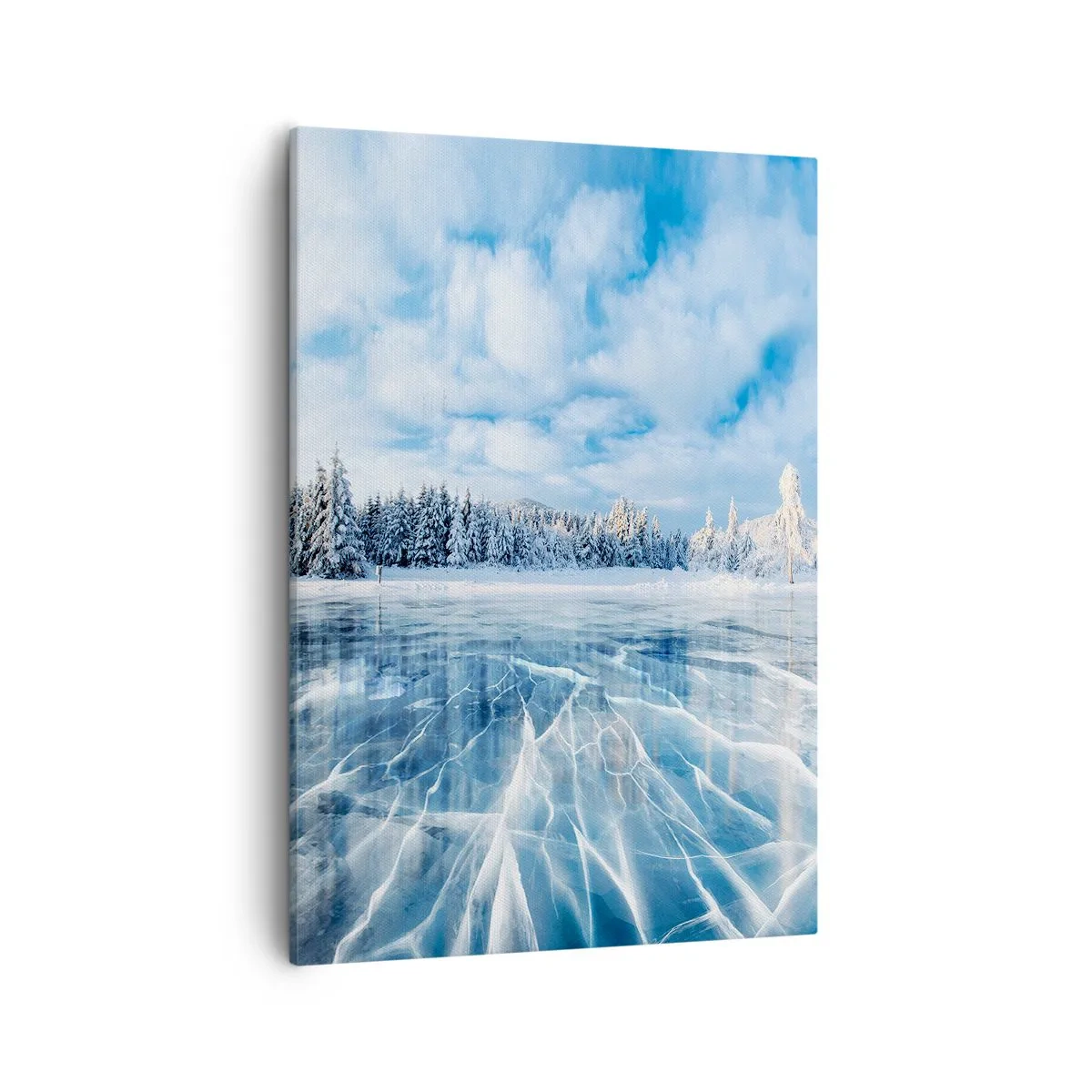 Quadro em tela - Vista deslumbrante e cristalina - 50x70 cm