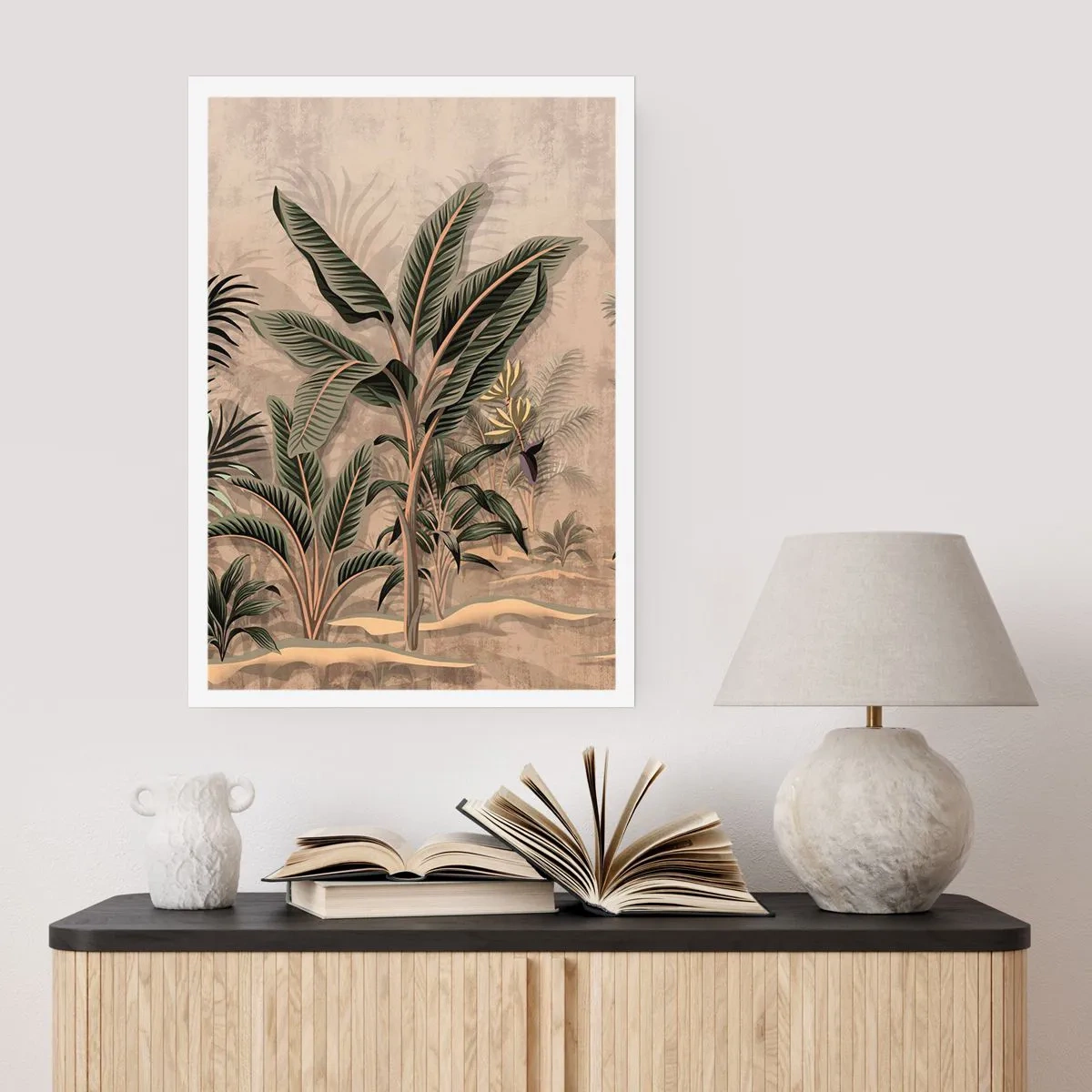 Pôster - Gravura em estilo colonial - 50x70 cm