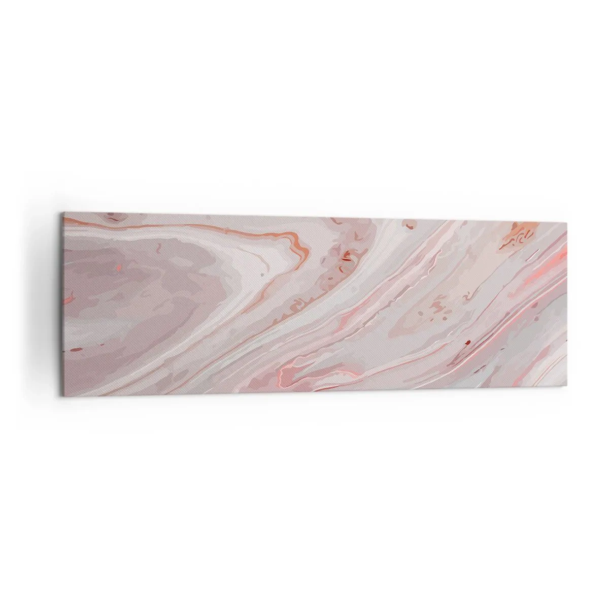 Quadro em tela - Rosa líquido - 160x50 cm