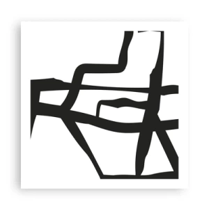 Pôster - Projeto preto e branco - 60x60 cm