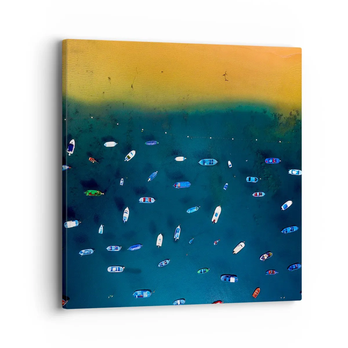 Quadro em tela - Jogo de férias - 40x40 cm