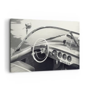 Quadro em tela - Tempo para os ricos - 120x80 cm