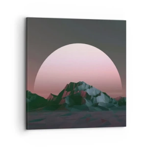 Quadro em tela - Numa galáxia vizinha - 70x70 cm