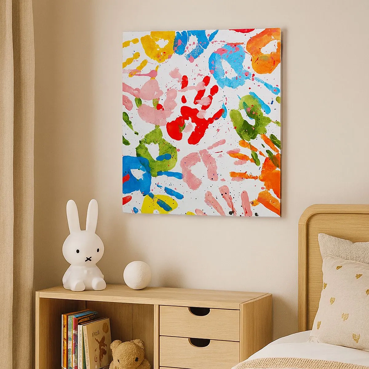 Quadro em tela - Siga os passos - 30x30 cm