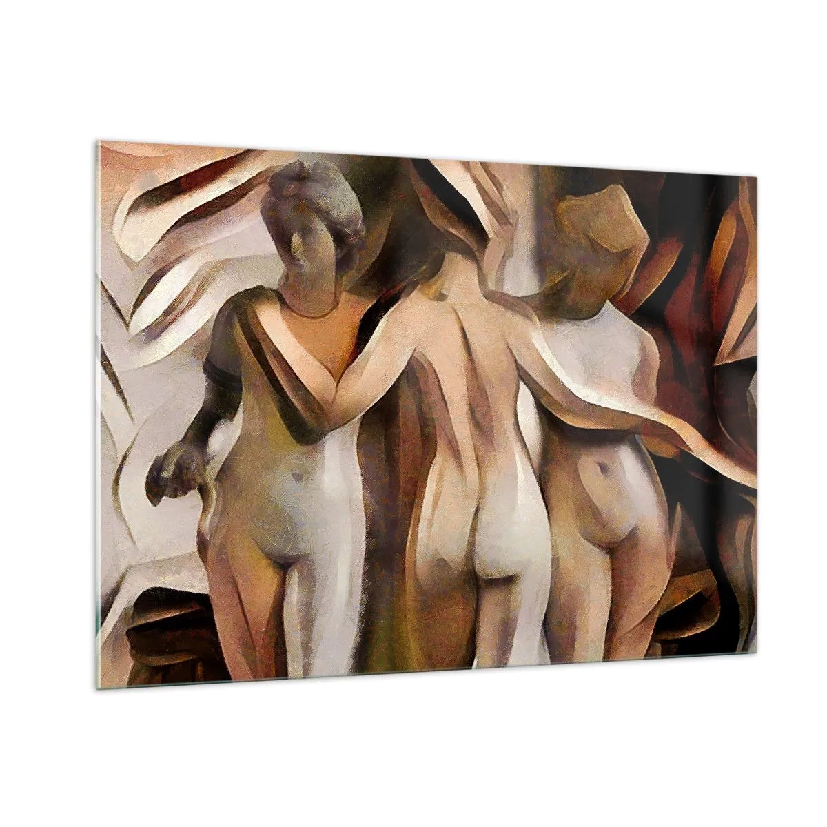 Quadro em vidro - Três Graças 2.0 - 100x70 cm