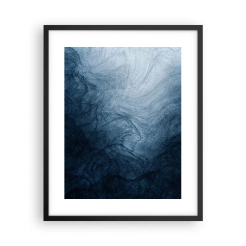 Pôster com moldura preta - Nas profundezas - 40x50 cm
