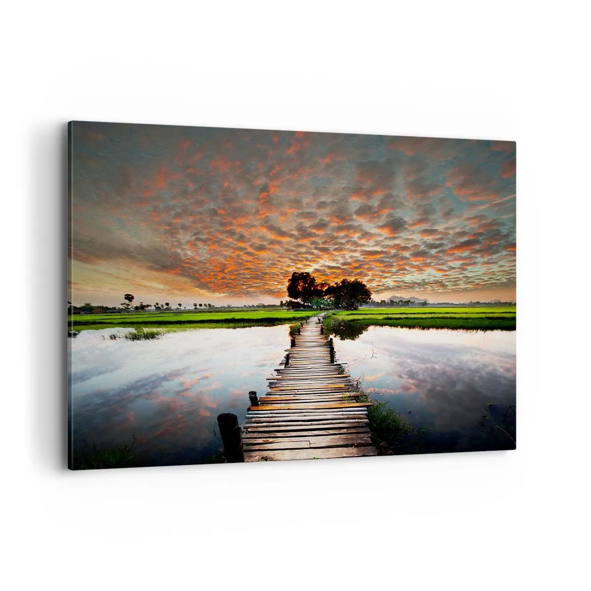 Quadro em tela - Abra os braços - respire - 120x80 cm