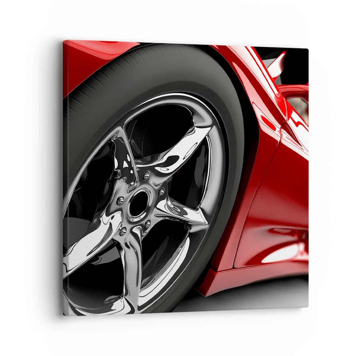 Quadro em tela - Projetado para a velocidade - 30x30 cm