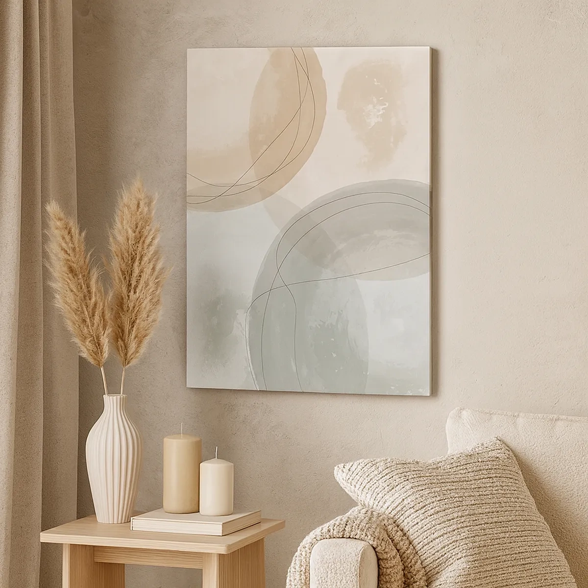 Quadro em tela - Difusão de Mundos - 50x70 cm