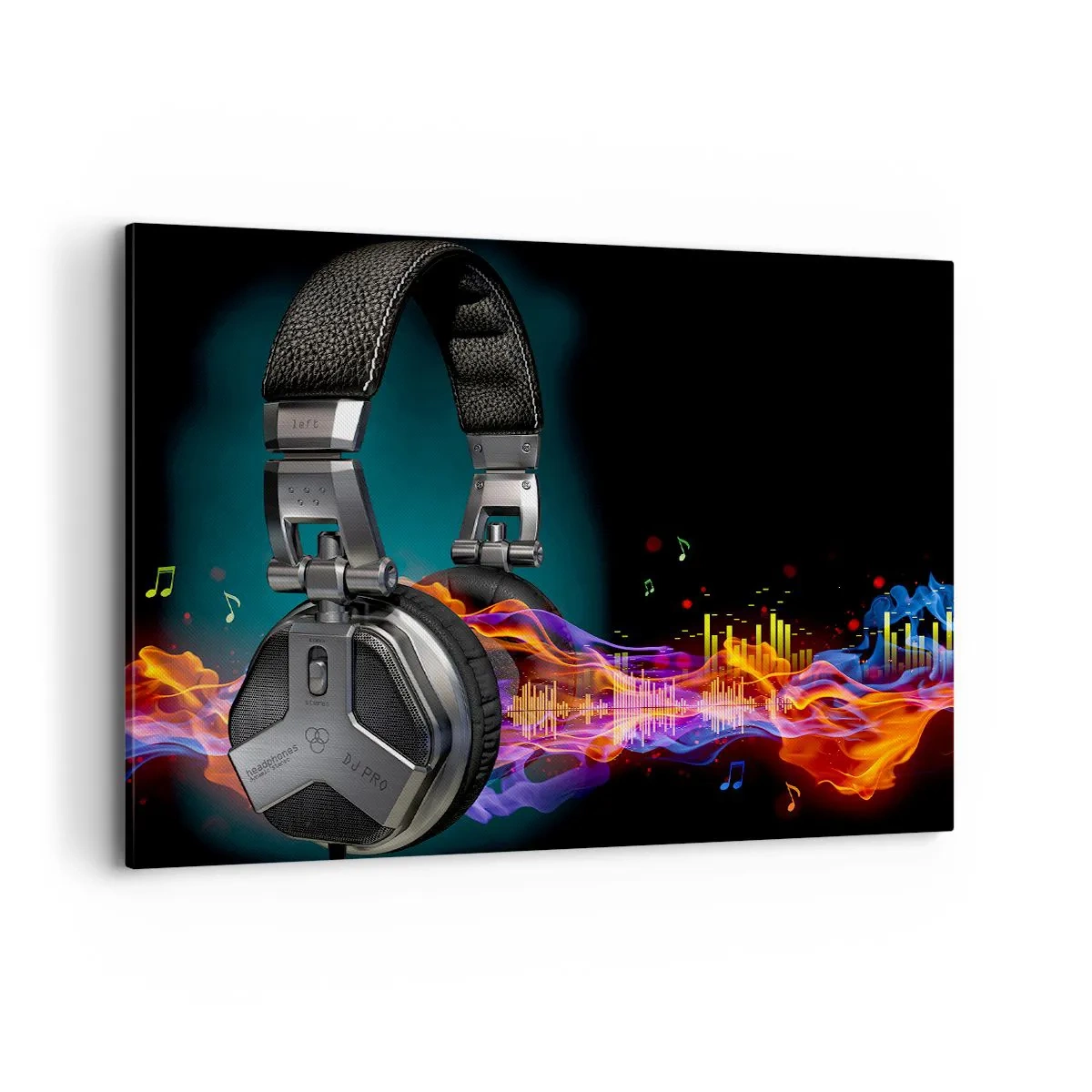 Quadro em tela - No fogo da música - 100x70 cm