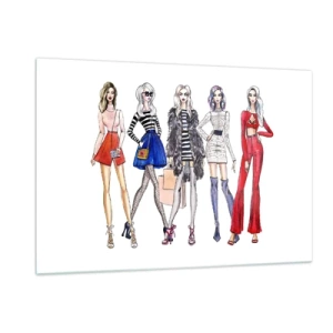 Quadro em vidro - Every week Fashion Week - 120x80 cm