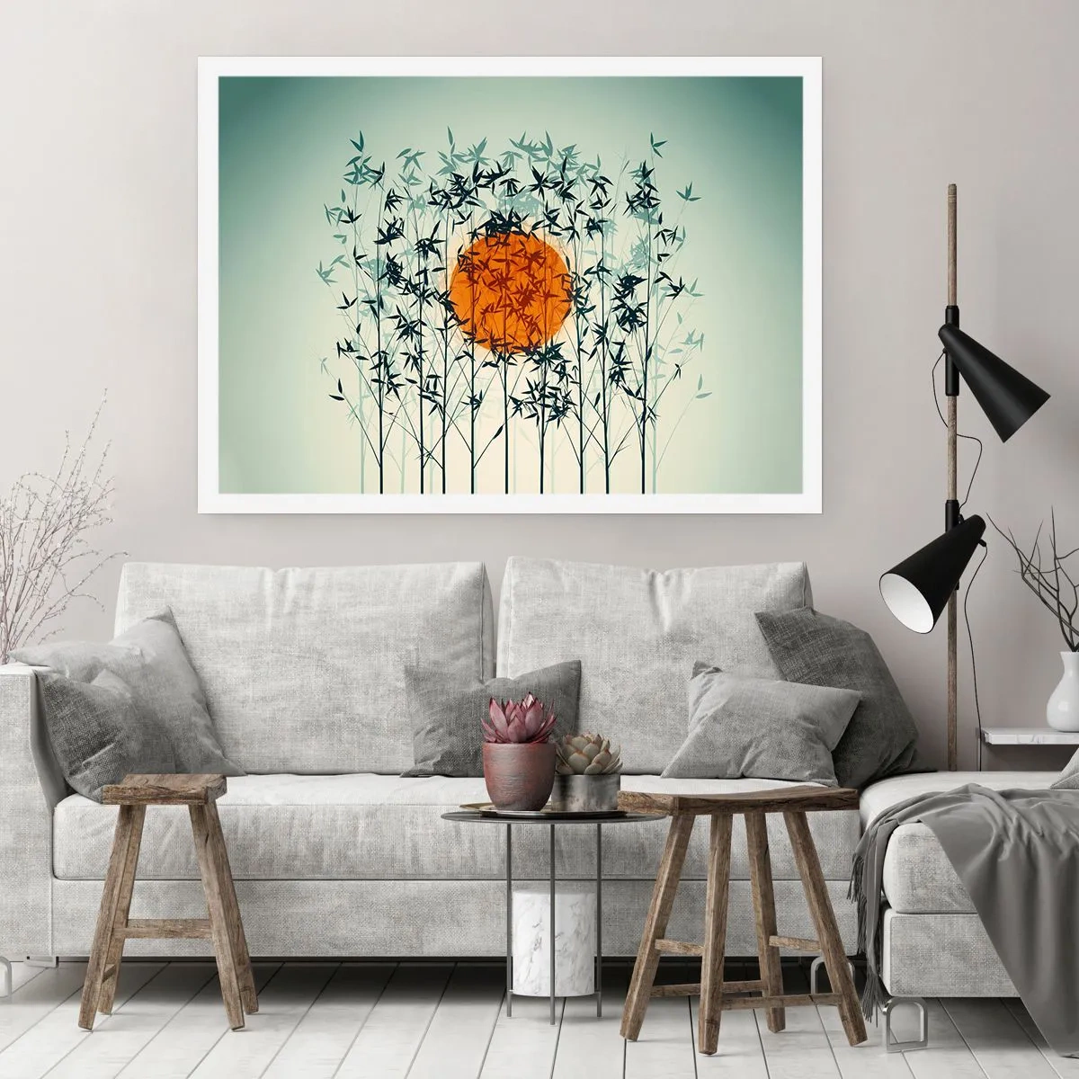 Pôster - Sol japonês - 70x50 cm