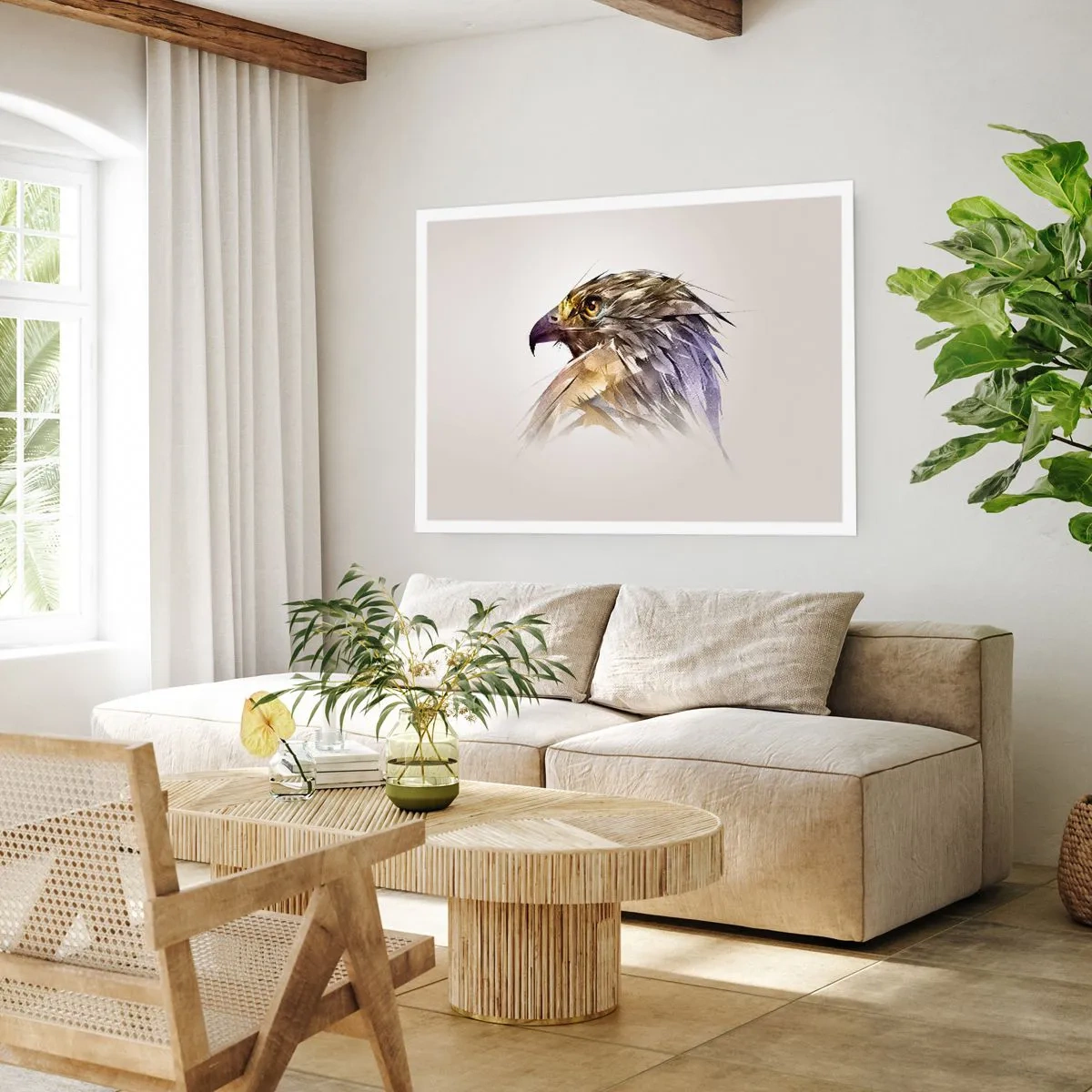 Pôster - Retrato de um guerreiro - 40x30 cm