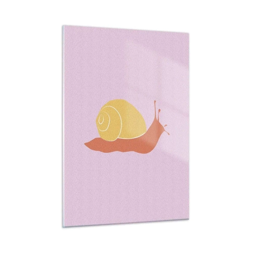 Quadro em vidro - Não há pressa - 50x70 cm