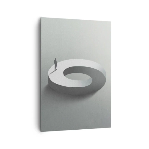 Quadro em tela - Seja inteligente - 70x100 cm