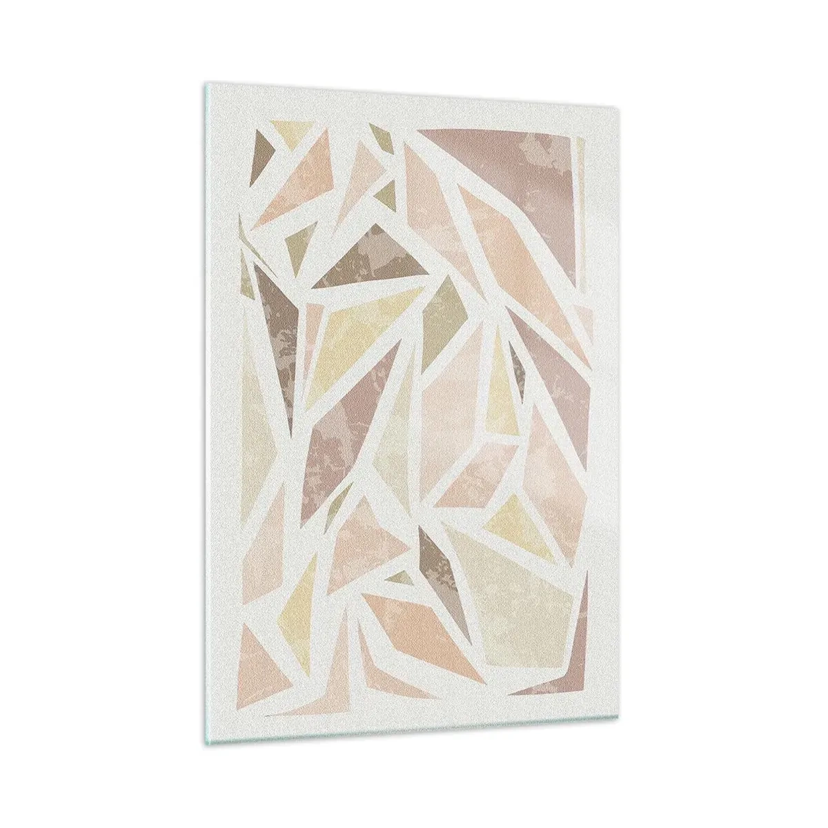 Quadro em vidro - Composição de vitral - 50x70 cm