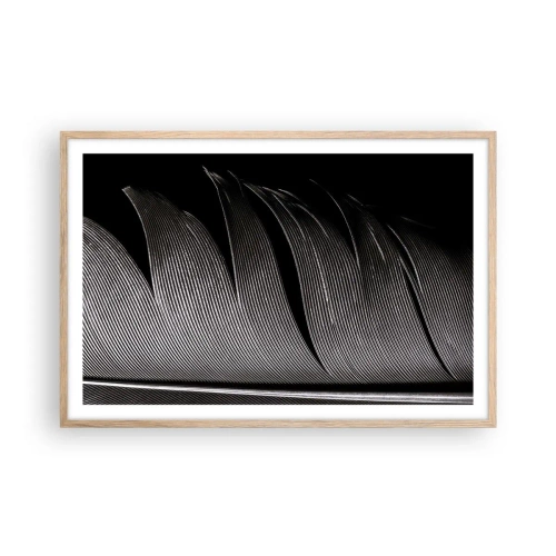 Pôster com moldura de carvalho claro - A caneta – um design maravilhoso - 91x61 cm