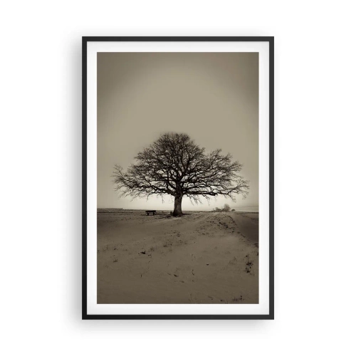 Pôster com moldura preta - Daqui para a eternidade - 61x91 cm