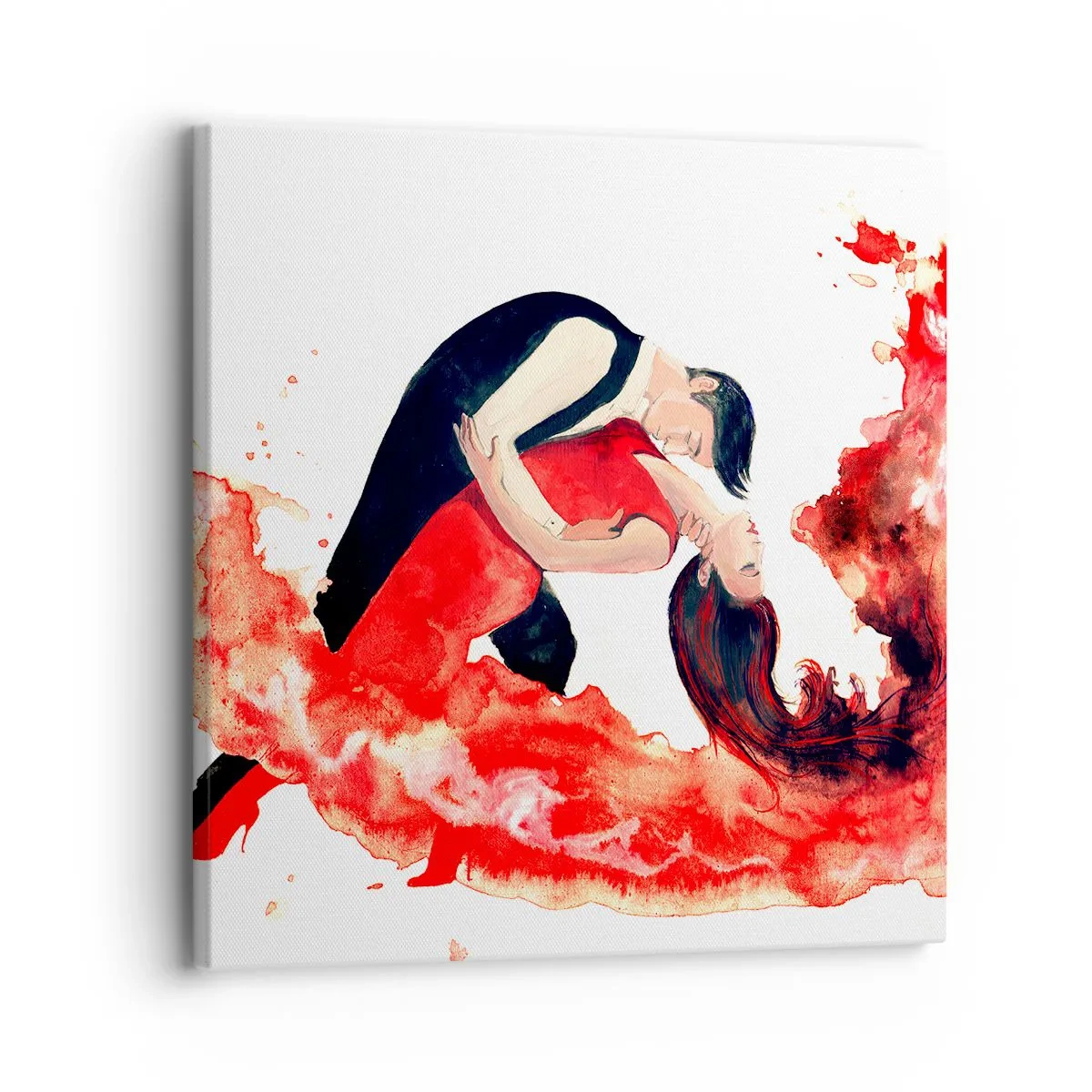 Quadro em tela - Tango - uma onda sensual - 30x30 cm