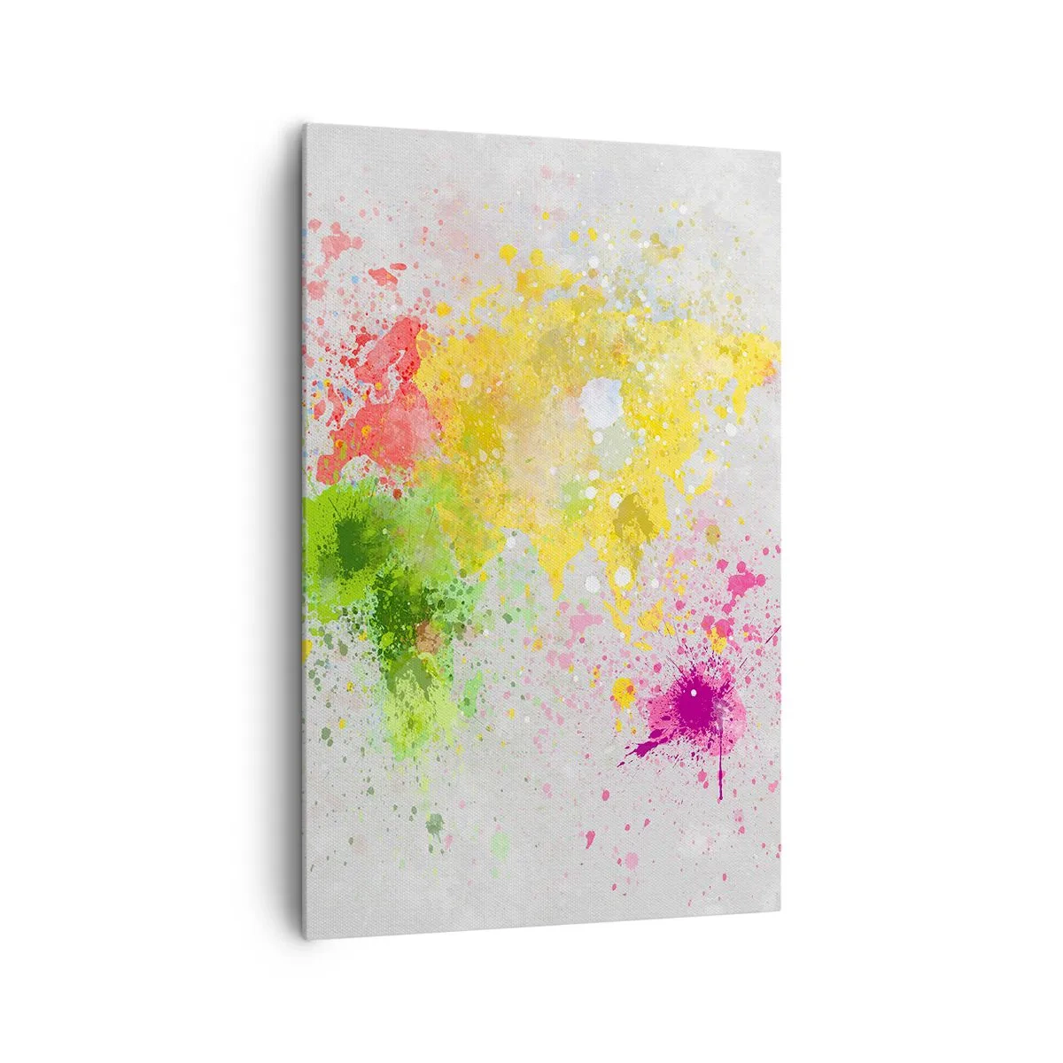 Quadro em tela - Todas as cores do mundo - 80x120 cm