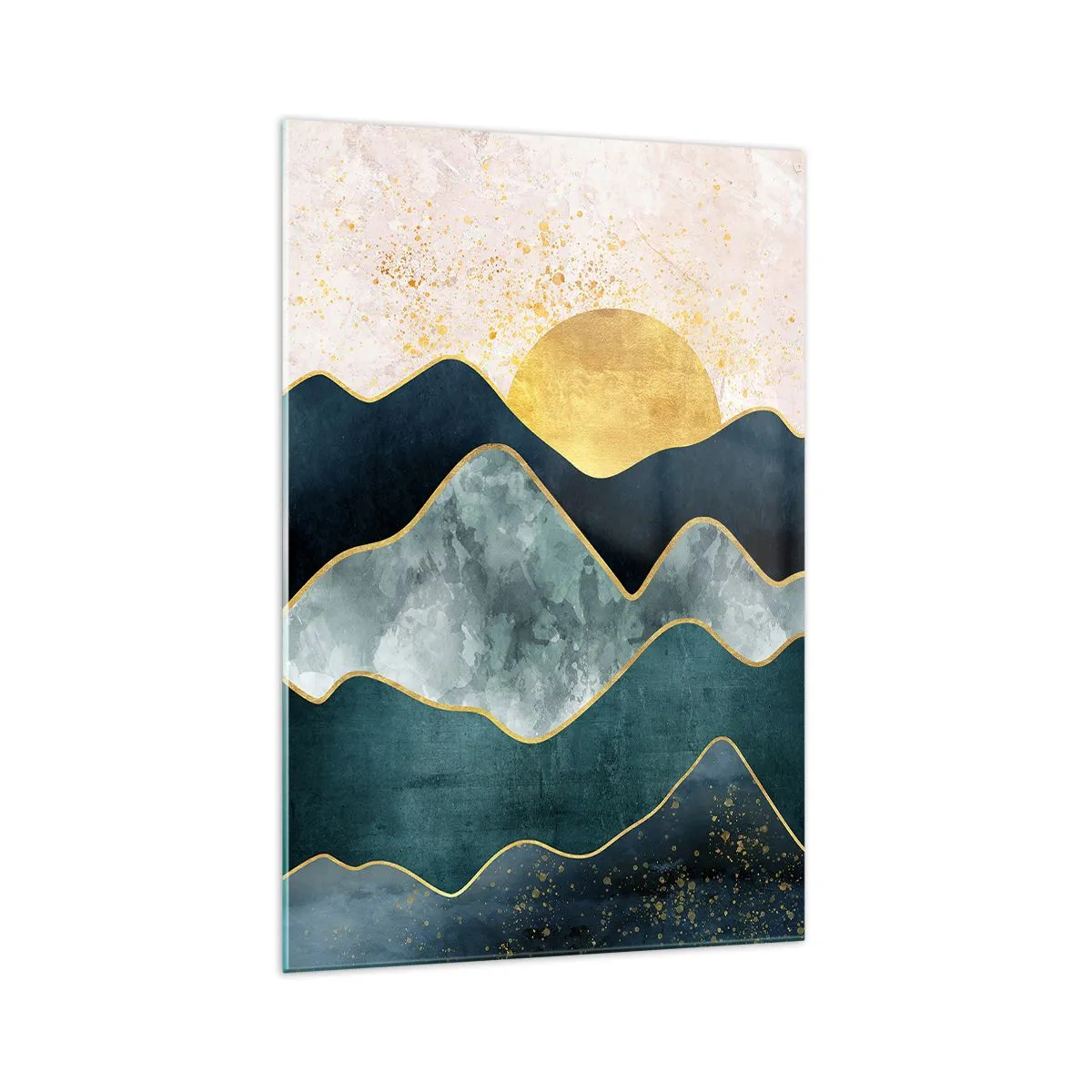 Quadro em vidro - Além das sete montanhas - 70x100 cm