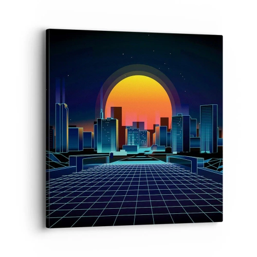 Quadro em tela - Ainda quer ir para o mundo real? - 40x40 cm