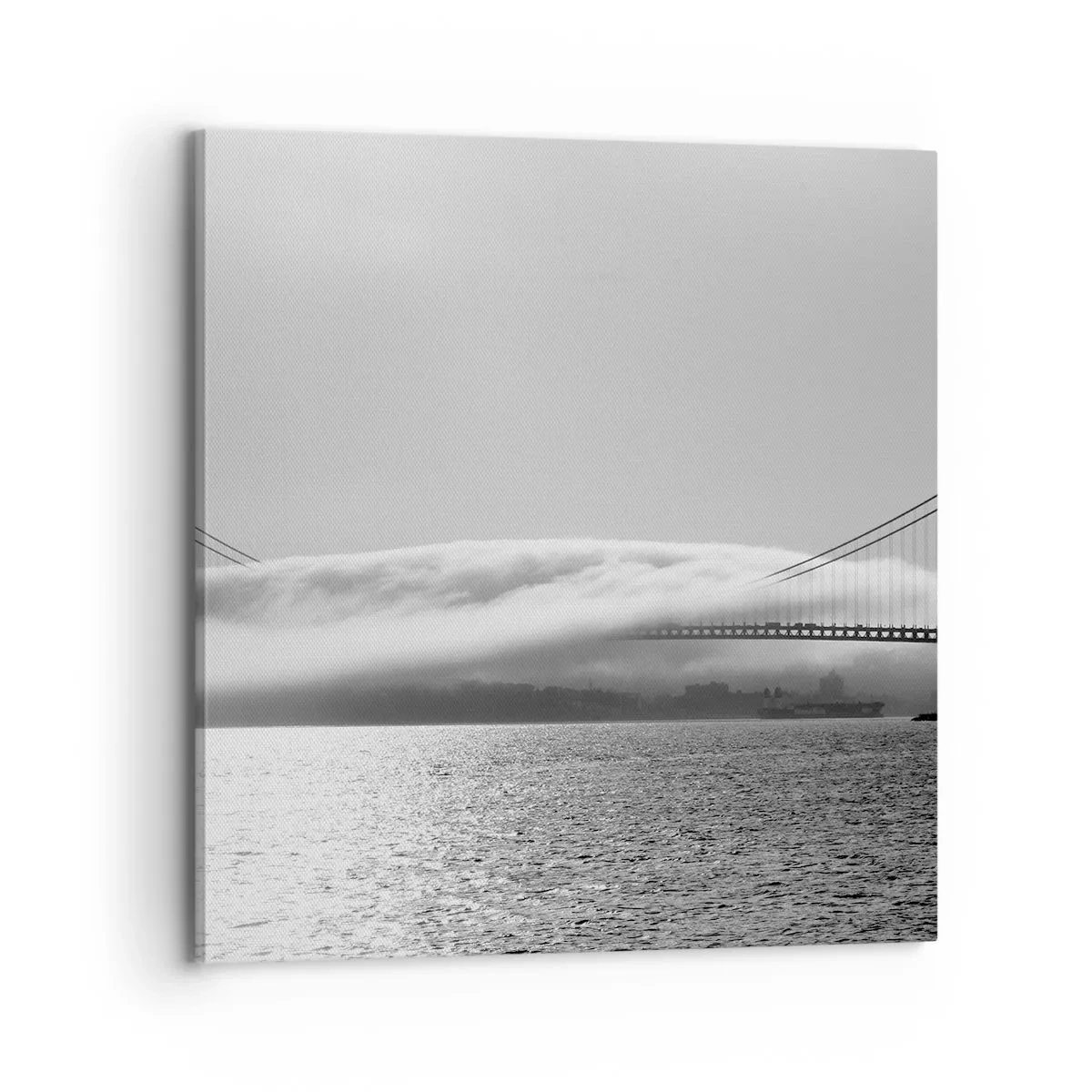 Quadro em tela - Navegando pelo Golden Gate - 70x70 cm