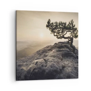 Quadro em tela - A vida ganha sempre - 60x60 cm