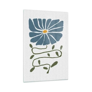 Quadro em vidro - Um ramo para uma flor - 70x100 cm