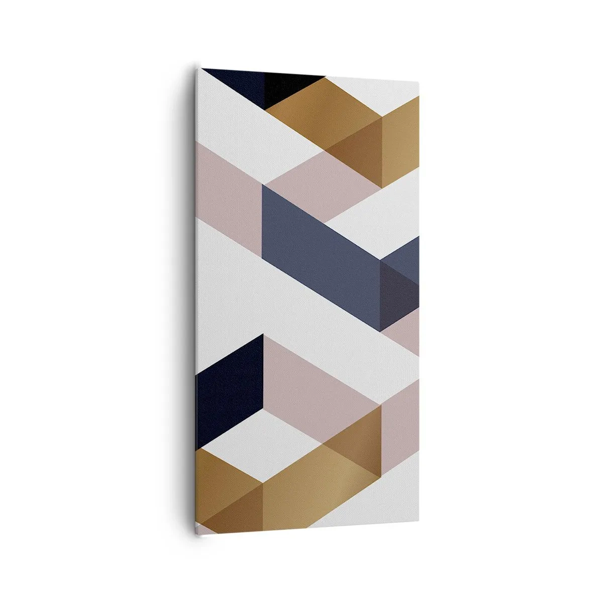 Quadro em tela - Planos e ângulos - 65x120 cm
