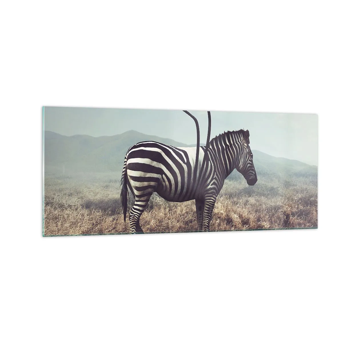 Quadro em vidro - Atenção! Falha - 100x40 cm