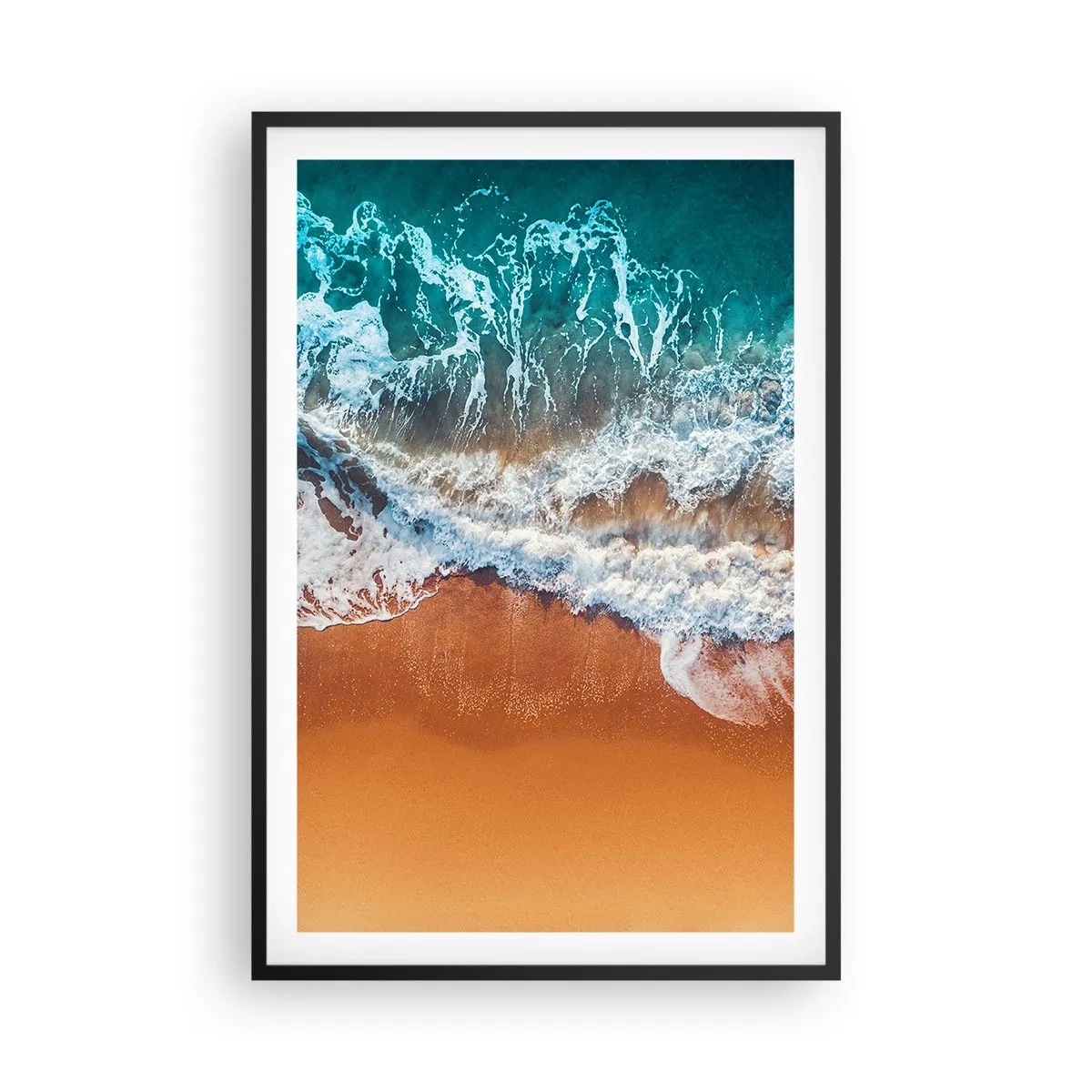 Pôster com moldura preta - Sempre em par - 61x91 cm