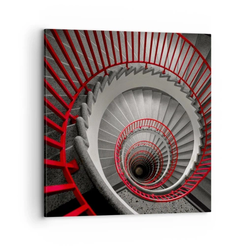 Quadro em tela - Diversão de arquitetura - 70x70 cm