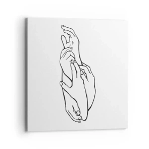 Quadro em tela - Bom toque - 70x70 cm