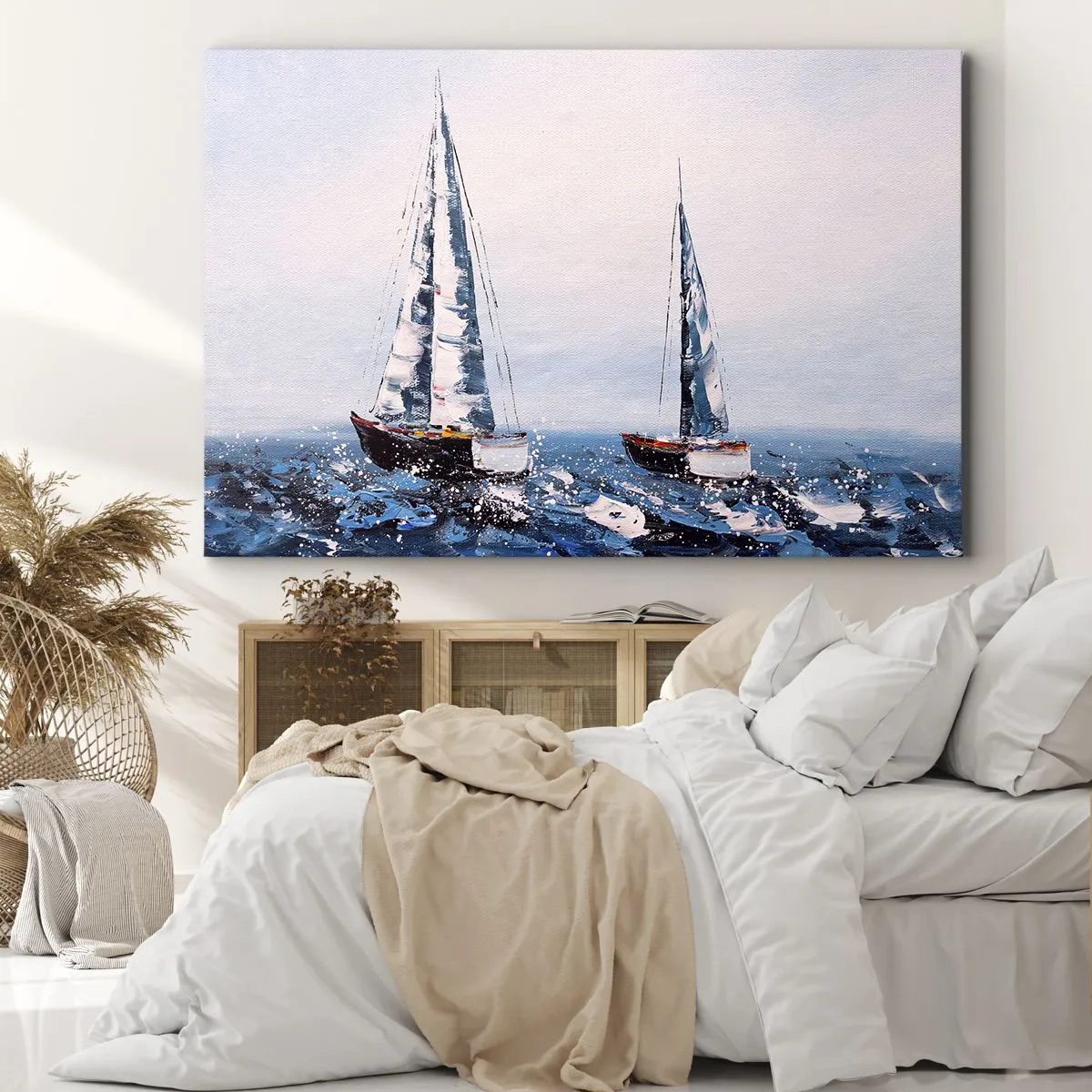 Quadro em tela - Irmandade do vento - 70x50 cm